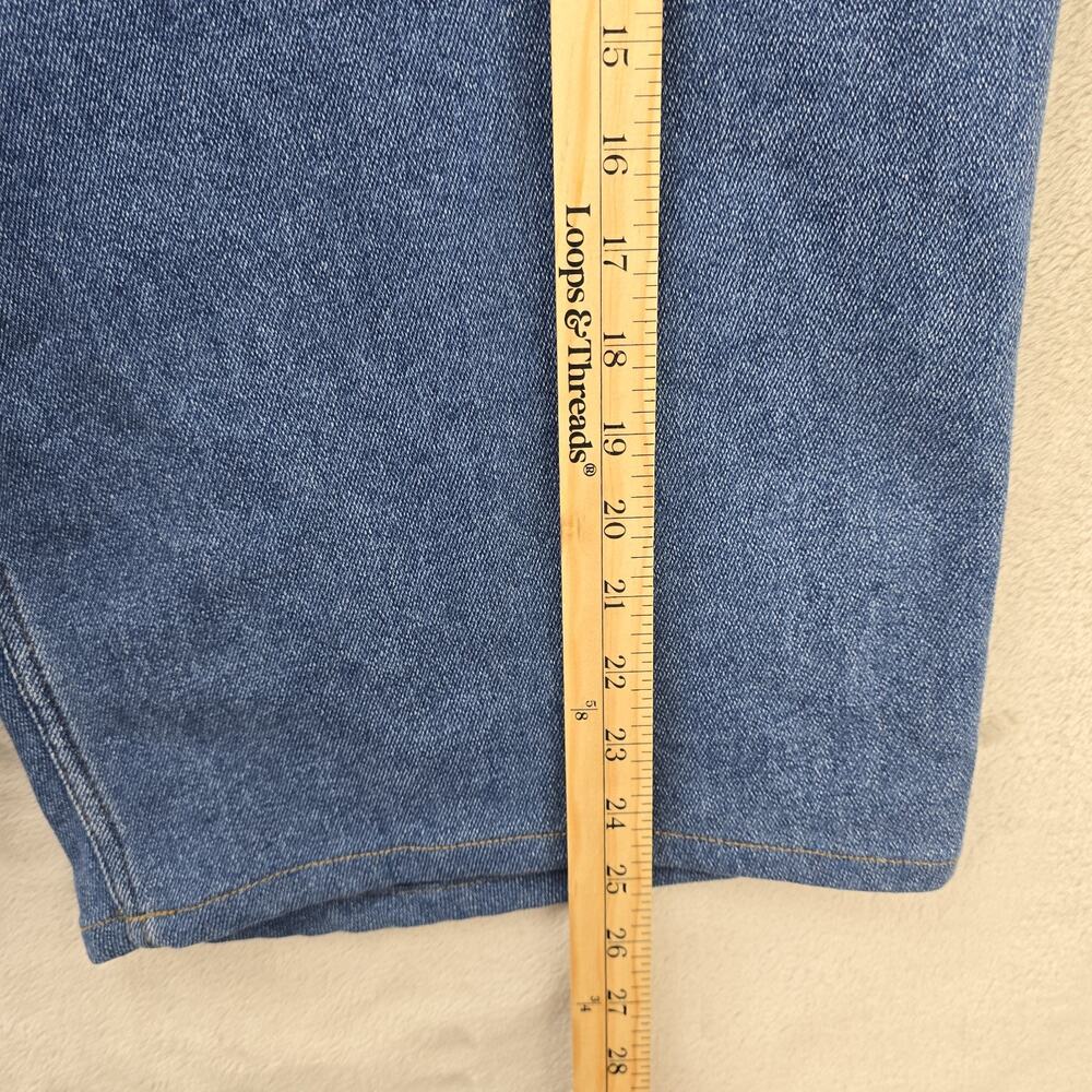 Vintage Hombre Denim Shorts 38 (Fits 42x15) Blue Y2K Skater Chicano Ben Davis - Picture 13 of 13